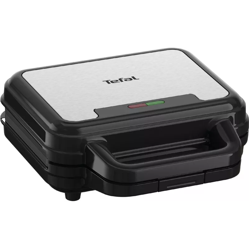 Sandwichera Tefal SW383D10 700 W negra, acero inoxidable