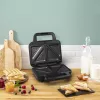 Sandwichera Tefal SW383D10 700 W negra, acero inoxidable