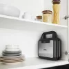 Sandwichera Tefal SW383D10 700 W negra, acero inoxidable