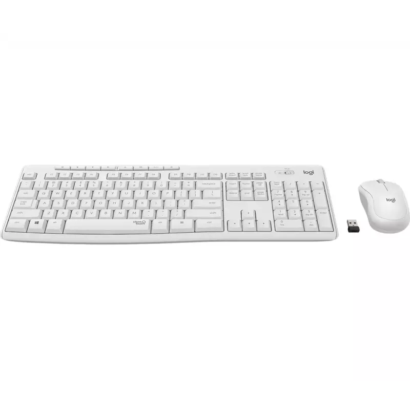 Conjunto de teclado y ratón inalámbricos Logitech MK295 Silent
