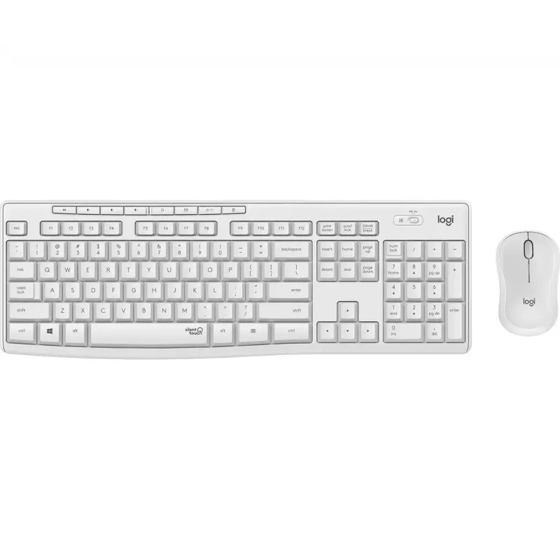 Conjunto de teclado y ratón inalámbricos Logitech MK295 Silent