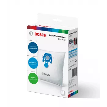 Bolsas para aspirador de suelo Bosch BBZWD4BAG, blancas, pack de 4