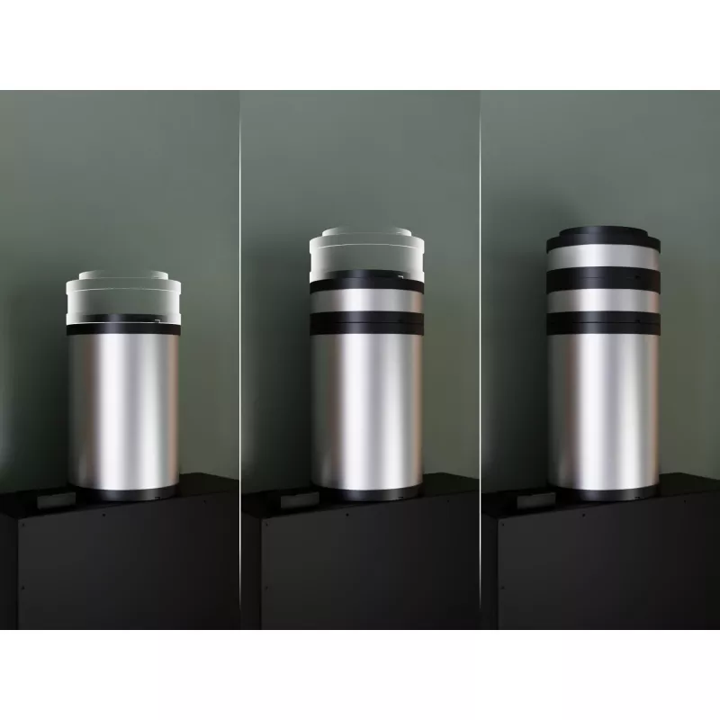 Tubo de extensión para campana extractora Electrolux M8CKSL28 Negro Acero inoxidable, Ø193 mm × H295 mm