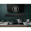 Filtro de olores (filtro de carbón) Electrolux MCFE06ST para campanas extractoras, rectangular 235×235×27 mm, negro