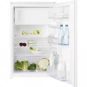 Frigorífico integrable Electrolux LFB2AE88S1 — 278 L, congelador superior, 109 L frigorífico, blanco, puerta reversible, 56 cm de ancho