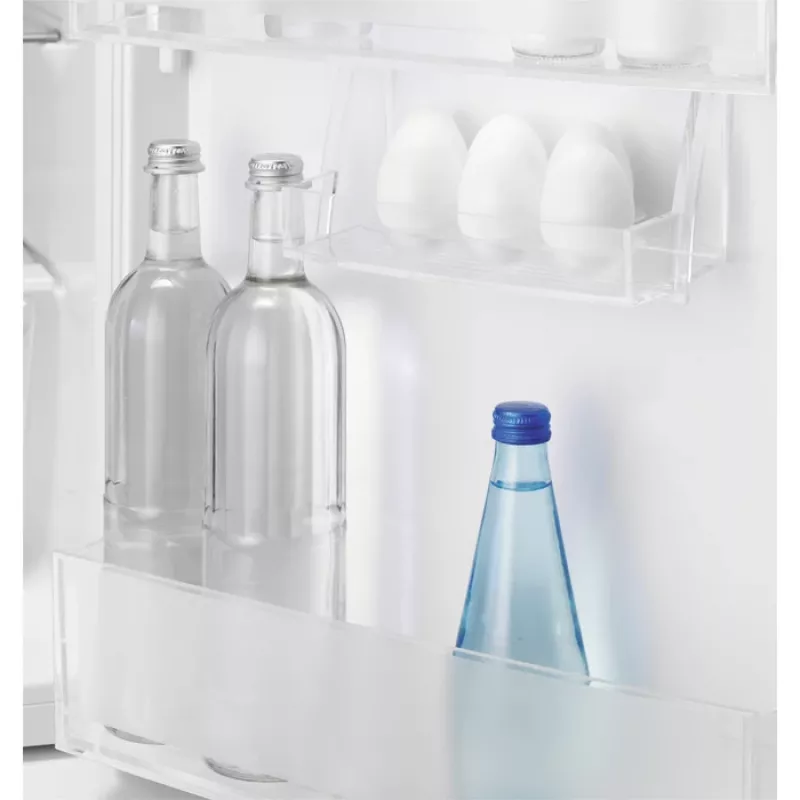 Electrolux LFB2AE88S1 frigorífico, 124 l (110 l frigorífico, 14 l congelador), clase energética E, iluminación LED, 87,3 x 54,8 x 54,9 cm, blanco