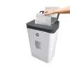 Destructora de papel HP ONESHRED Auto 200CC — alimentación automática para 200 hojas, microcorte P-4, depósito de 28 litros, blanco y gris