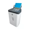 Destructora de papel HP ONESHRED Auto 200CC — alimentación automática para 200 hojas, microcorte P-4, depósito de 28 litros, blanco y gris