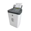 Destructora de papel HP ONESHRED Auto 200CC — alimentación automática para 200 hojas, microcorte P-4, depósito de 28 litros, blanco y gris