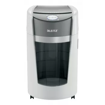 Destructora de papel Leitz IQ OptiMax Office microcorte nivel de seguridad P5 35L - blanco