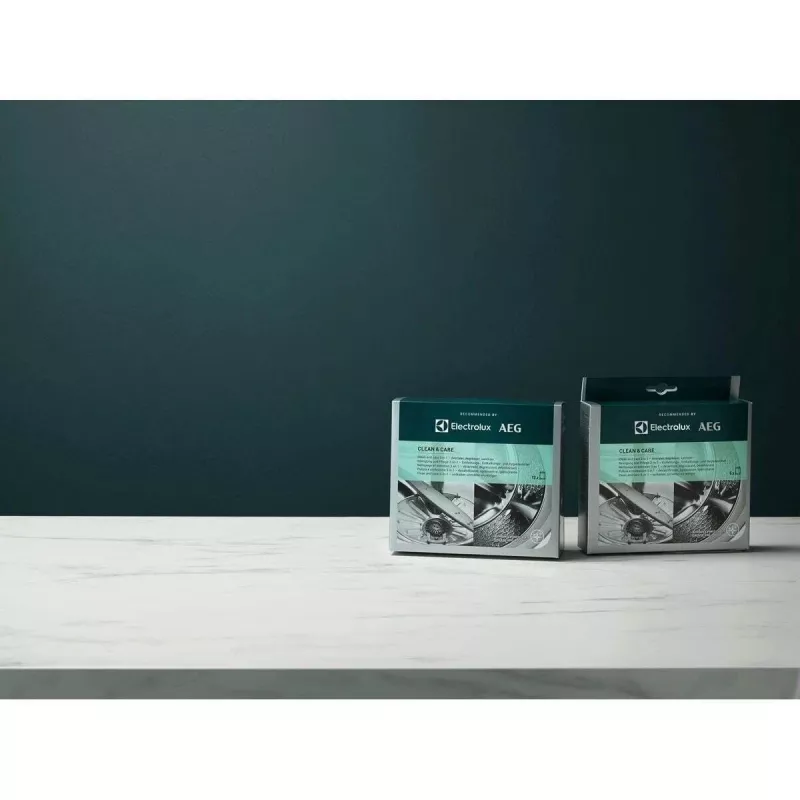Detergente desincrustante y desengrasante en polvo Electrolux M2GCP121 para lavavajillas y lavadora, 12 uds.