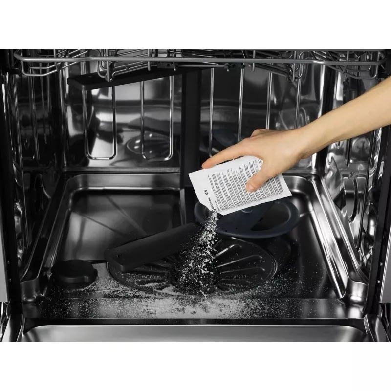 Detergente desincrustante y desengrasante en polvo Electrolux M2GCP121 para lavavajillas y lavadora, 12 uds.