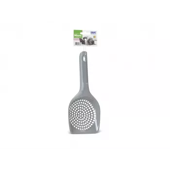 Pala para arena de gato Savic Micro 225×115×45 mm plástico para gatos, gris