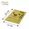 Bolsas de excrementos compostables Starch Bag STARCHBAG BIO lila, fibras vegetales, 8 × 15 uds.