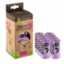 Bolsas de excrementos compostables Starch Bag STARCHBAG BIO lila, fibras vegetales, 8 × 15 uds.