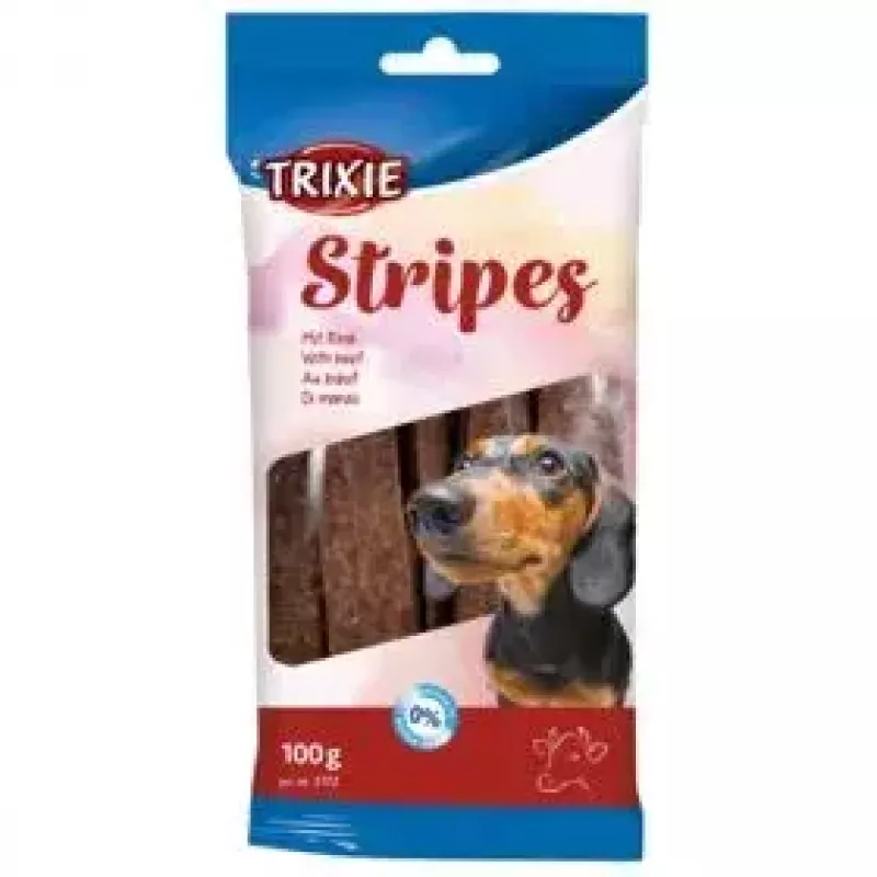 Snack masticable para perros Trixie 31772 — sabor a cordero, bolsa de 100 g, 10 unidades, proteína 30 %, grasa 6 %