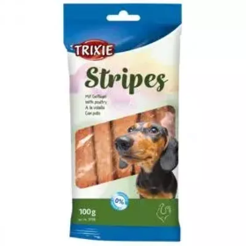 Snack masticable para perros Trixie 31772 — sabor a cordero, bolsa de 100 g, 10 unidades, proteína 30 %, grasa 6 %