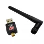 Adaptador USB wifi SAVIO CL-63, banda única 2,4 GHz, 150 Mbit/s, Realtek RTL8188CU, antena externa, USB 2.0