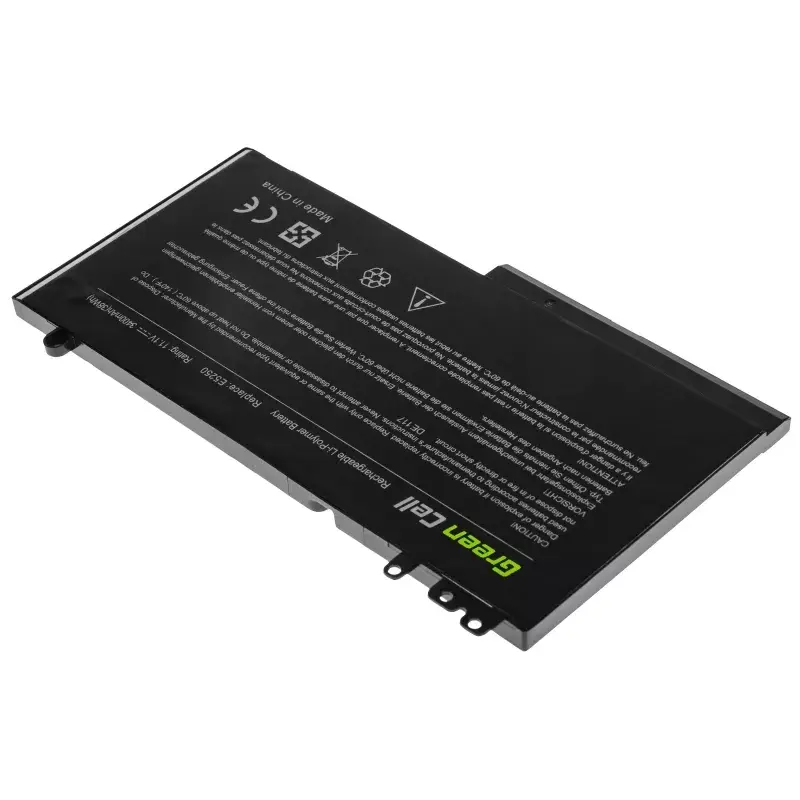 Batería Green Cell DE117 para DELL Latitude 11 3150/3160, 12/ E5250/E5270 — LiPo 11.1V 3400mAh, 4 celdas, negro