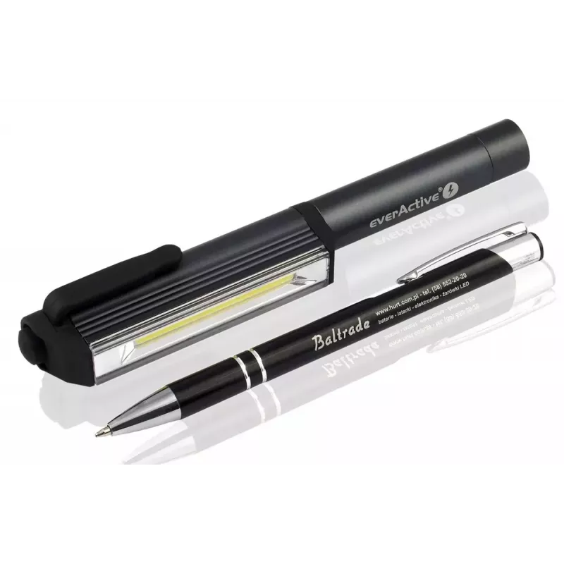 everActive WL-200 linterna de trabajo de inspección COB LED, 3 W, 200 lm, IP44, aluminio, imanes y clip, 3×AAA