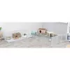 Trixie corral de interior TX-62460 para cobayas/conejos, 140 x 35 x 70 cm, blanco