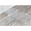 Trixie corral de interior TX-62460 para cobayas/conejos, 140 x 35 x 70 cm, blanco