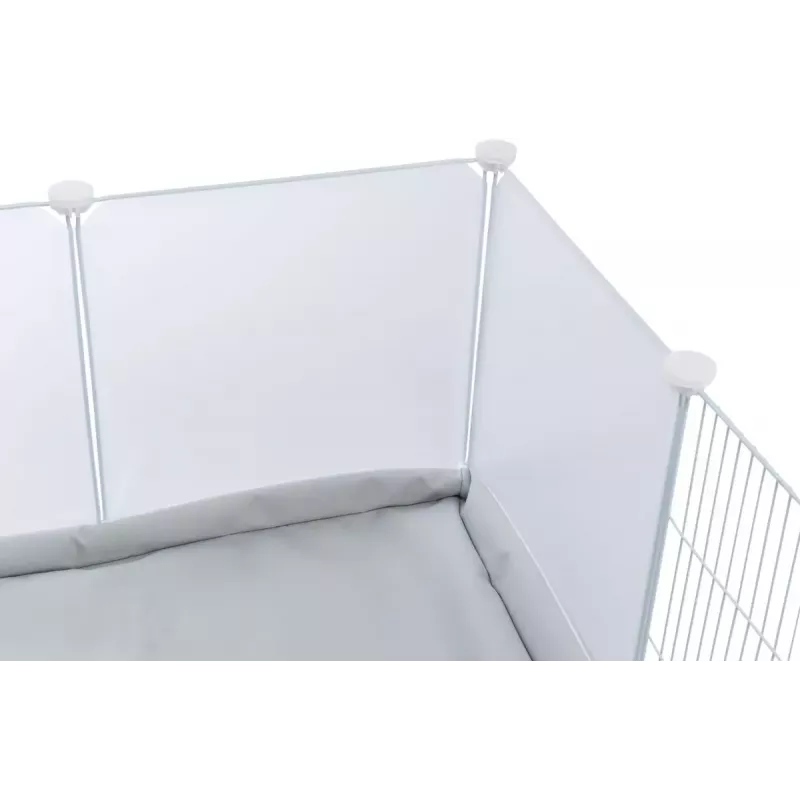 Trixie corral de interior TX-62460 para cobayas/conejos, 140 x 35 x 70 cm, blanco