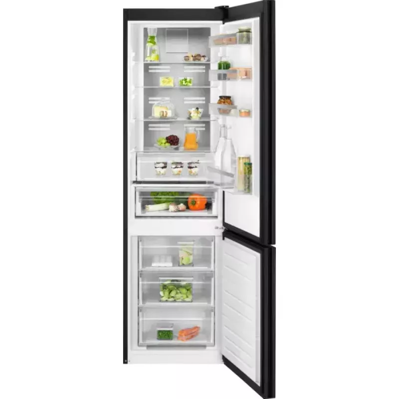 Electrolux LNT7ME36K2 frigorífico congelador, 367 l (frigorífico 266 l, congelador 101 l), congelador inferior, No Frost, clase energética E, negro