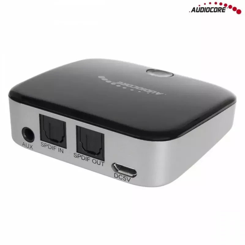 Audiocore AC830 (Baseus Qiyin) receptor Bluetooth 5.0 AUX, negro