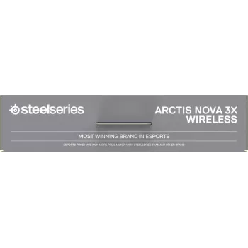 Auriculares STEELSERIES Arctis Nova 3X Wireless — auriculares over-ear bináurales, Bluetooth 5.3, RF 2,4 GHz, batería 40 h, USB-C
