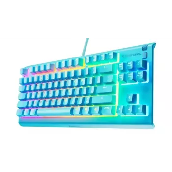 Teclado STEELSERIES Apex 3 TKL US RGB iluminado resistente al agua Tenkeyless