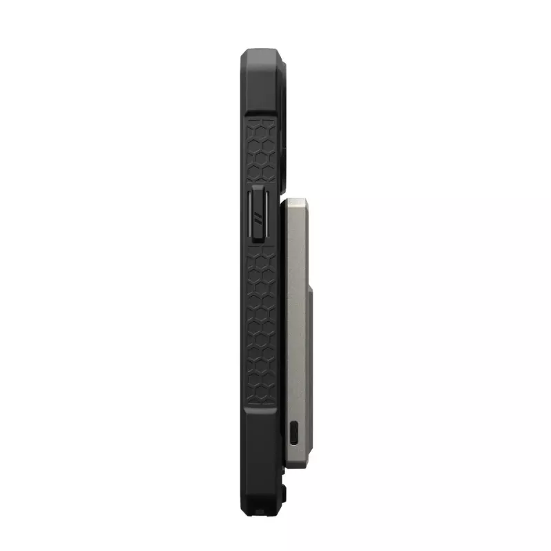 Urban Armor Gear 9B4417113636 Ultra Slim Rugged batería externa inalámbrica magnética, 5000 mAh, 20 W, titanio