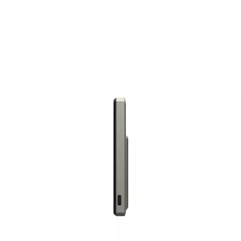 Urban Armor Gear 9B4417113636 Ultra Slim Rugged batería externa inalámbrica magnética, 5000 mAh, 20 W, titanio