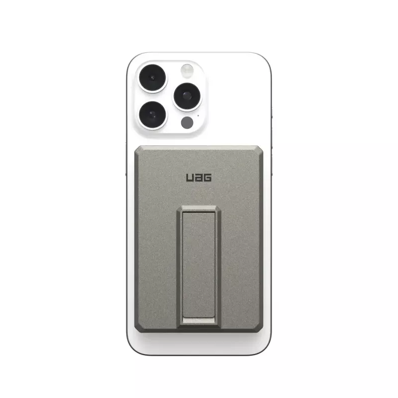 Urban Armor Gear 9B4417113636 Ultra Slim Rugged batería externa inalámbrica magnética, 5000 mAh, 20 W, titanio