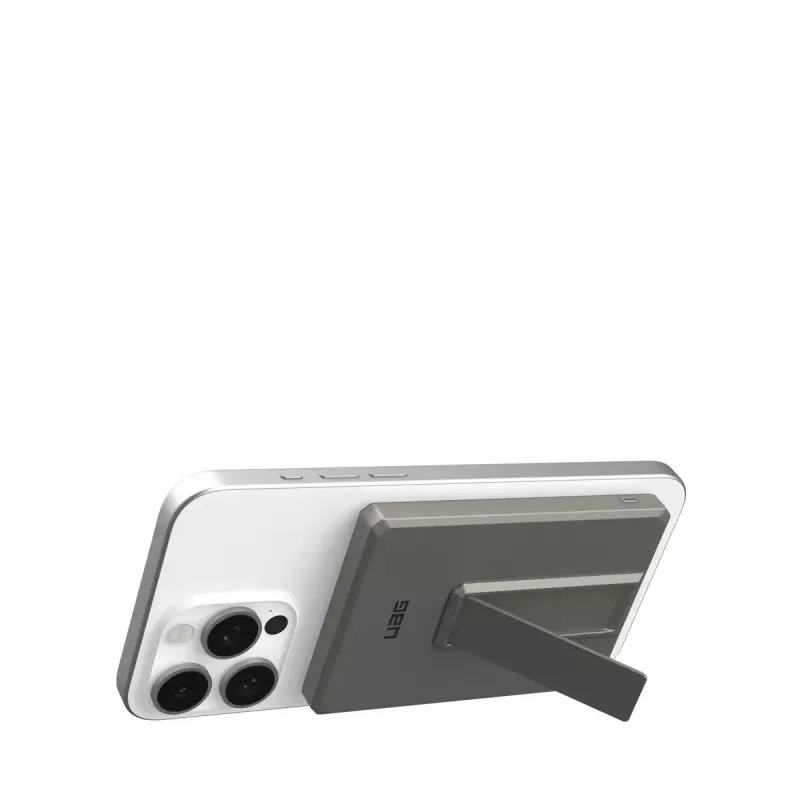 Urban Armor Gear 9B4417113636 Ultra Slim Rugged batería externa inalámbrica magnética, 5000 mAh, 20 W, titanio