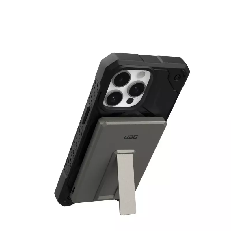 Urban Armor Gear 9B4417113636 Ultra Slim Rugged batería externa inalámbrica magnética, 5000 mAh, 20 W, titanio
