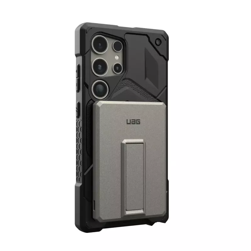 Urban Armor Gear 9B4417113636 Ultra Slim Rugged batería externa inalámbrica magnética, 5000 mAh, 20 W, titanio