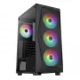 Caja de PC Aerocool Falcon ARGB Midi Tower negra