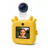 Cámara digital infantil MEDIA-TECH SNAPI MT4108 — 8 MP interpolados, LCD 1280x720, 1000 mAh, USB-C, ranura microSD, amarillo