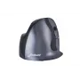 BakkerElkhuizen Evoluent D Small Wireless, para diestros, diseño vertical, láser, RF Wireless, 3200 DPI, negro