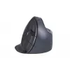 BakkerElkhuizen Evoluent D Small Wireless, para diestros, diseño vertical, láser, RF Wireless, 3200 DPI, negro