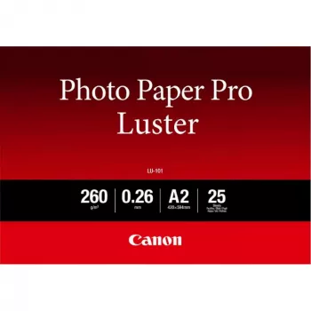 Canon LU-101 Luster Photo Paper Pro A2 – 25 hojas
