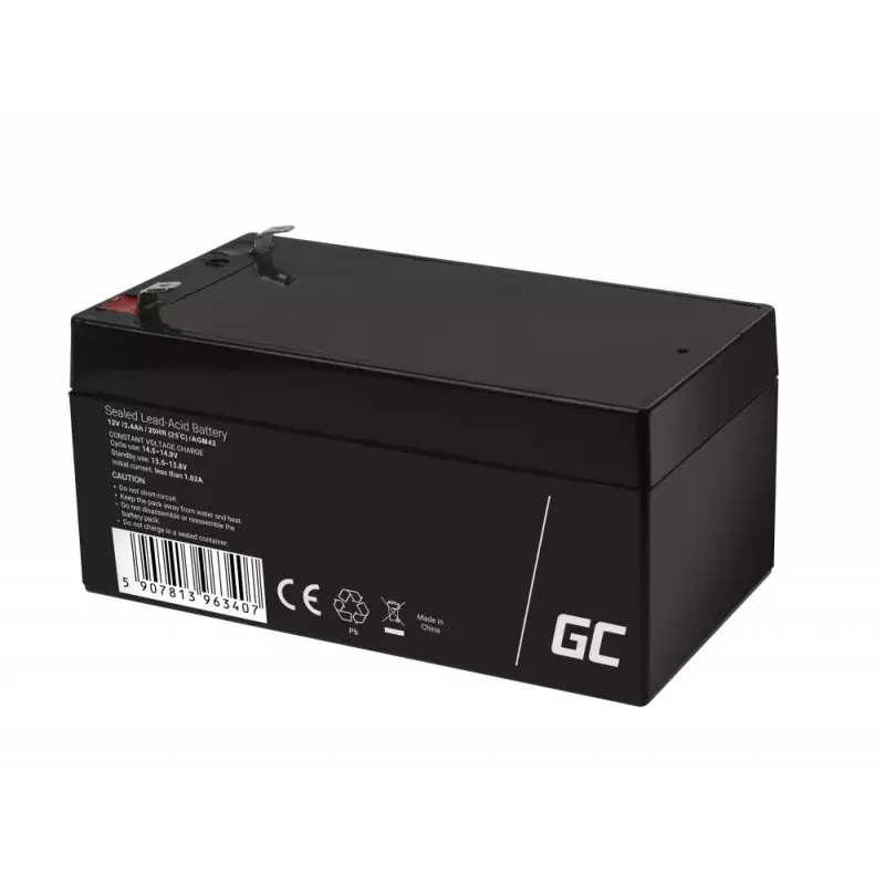 Batería Green Cell AGM43 pieza para modelo radiocontrol negro