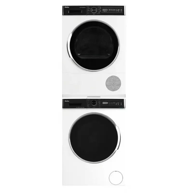 Secadora AMICA AD3S72LHB(E) 7 kg, de libre instalación, carga frontal, indicador LED, control electrónico, blanca