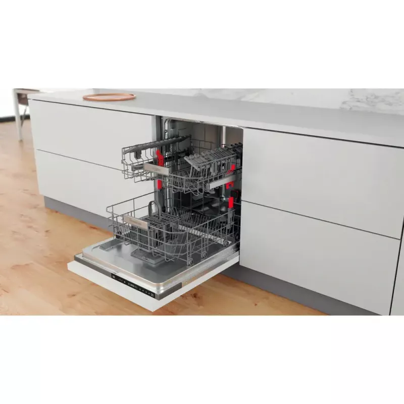 Lavavajillas integrable WHIRLPOOL WIP 4T133 PE S — 14 cubiertos, 60 cm, 43 dB, clase energética D