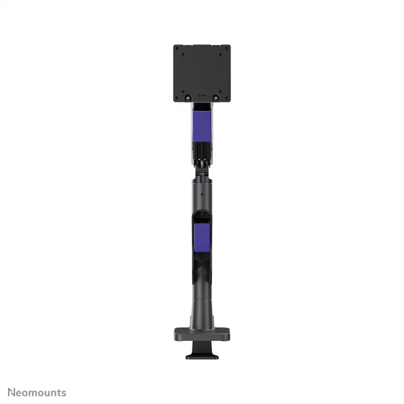 Brazo para monitor gaming Neomounts DS70-256BL1 para pantallas de 24–57 inch, muelle de gas, Topfix, capacidad 30 kg, VESA 75–200 mm