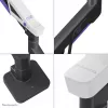 Brazo para monitor gaming Neomounts DS70-256BL1 para pantallas de 24–57 inch, muelle de gas, Topfix, capacidad 30 kg, VESA 75–200 mm