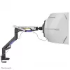 Brazo para monitor gaming Neomounts DS70-256BL1 para pantallas de 24–57 inch, muelle de gas, Topfix, capacidad 30 kg, VESA 75–200 mm