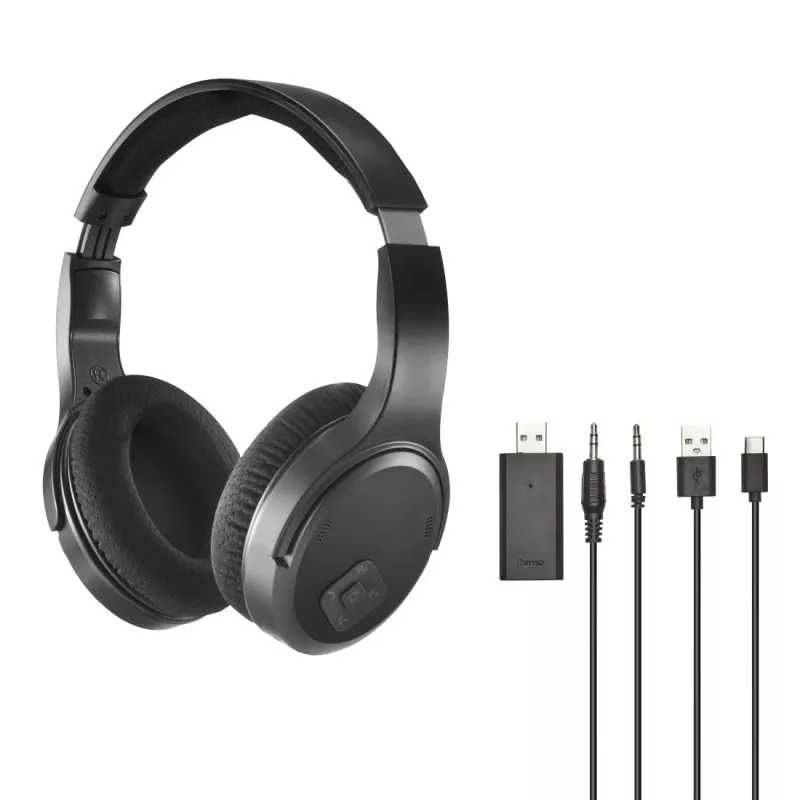 Auriculares Hama 00221847 con cable y sin cables Bluetooth negro