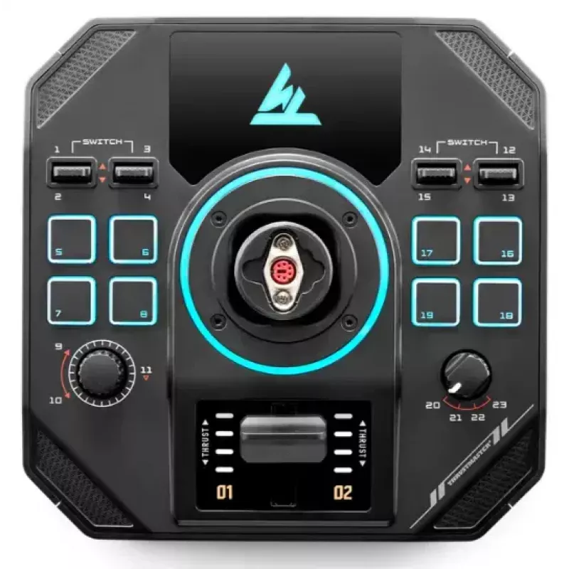 Joystick Thrustmaster Sol-R 4 HOTAS negro USB + palanca de control de motores analógico / digital PC